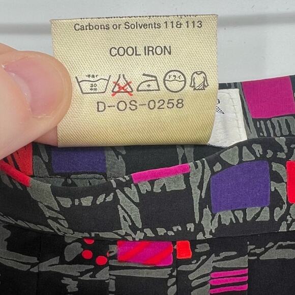 Jaeger Vintage Skirt Set - Size 14 - Black, Red, Purple, Pink - Picture 7 of 11